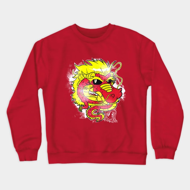 Gouga the Red Crewneck Sweatshirt by RM Prod (Ryan McCarthy Productions)